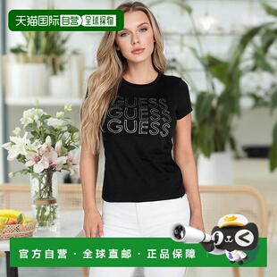 自营 guessLiberty Logo Tee - black snakeskin 美国奥莱直发
