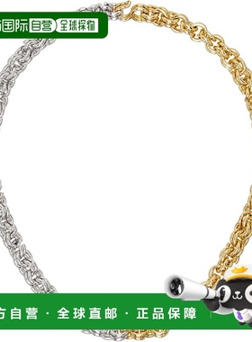 1h可退 香港直邮潮奢 OUIE 女士 银色 & 金色 Keychain 项链 KC04