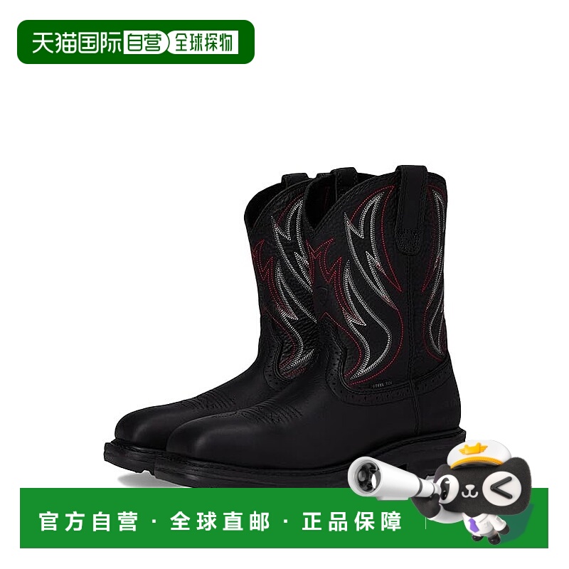 1h可退 香港直邮潮奢 ariat 男士 Sierra Shock Shield 钢色鞋头