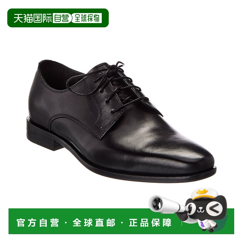 自营Curatore牛津普通鞋头皮革-黑色 德比鞋美国奥莱直发男鞋