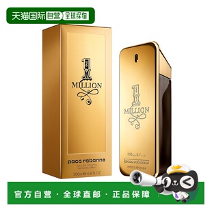 美国直邮M PACO 1 MILLION 6.7OZ EDT帕高 百万金砖200ml淡正品