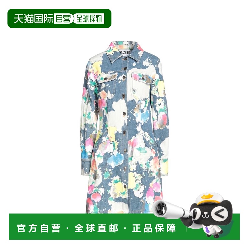 1h可退 【美国直邮】Moschino/奧莉佛女士连衣裙长袖修身时尚 优