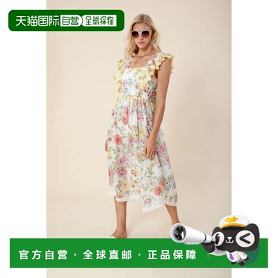 自营hale bobChevonne Eyelet Dress - white 美国奥莱直发