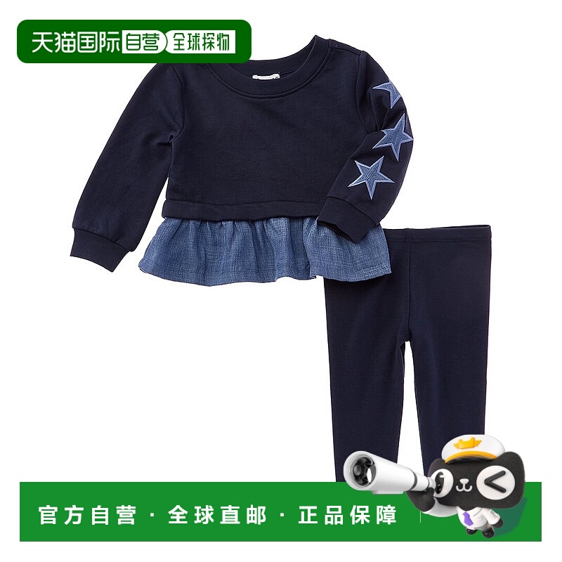 自营Splendid 2pc Shining Star Top & Legging Set - blue 美国