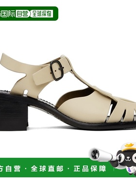 1h可退 香港直邮潮奢 Hereu 女士 灰白色 Pesca 凉鞋 PEHEWF