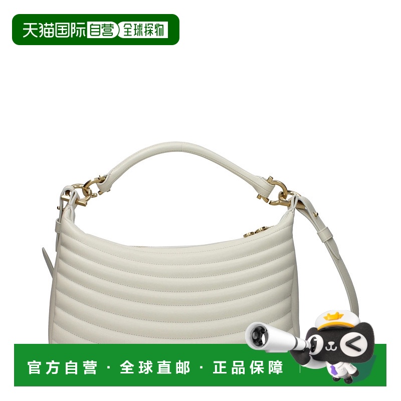 自营 Salvatore Ferragamo Leather Women's Handbag - beige 【