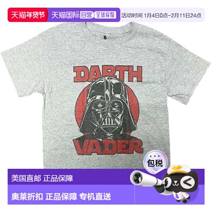 自营Boys Junk Food Darth Vader T-Shirts Gray Cotton Crew Nec