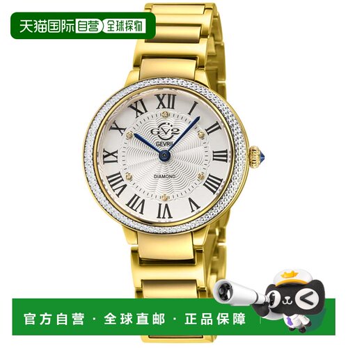 自营GV2 Rome Brillante Women's Diamond 316L Stainless Steel