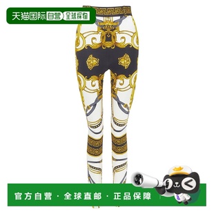 black Barocco gold baroque legging 自营VERSACE harness Rodeo