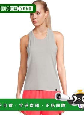 自营Brooks Luxe Tank Top Womens  Heather Light Ash Racerback