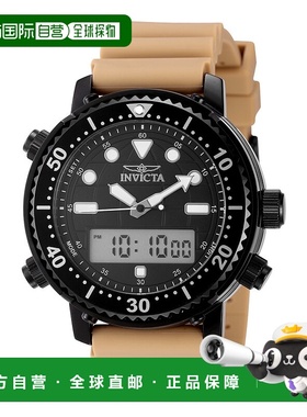 自营Invicta Men's Pro Diver 46.5mm Beige Quartz Watch - tan