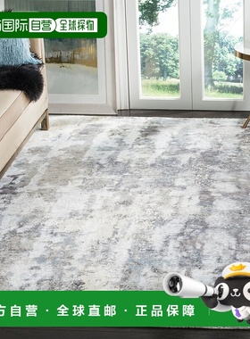 自营safaviehMirage Hand Made Area rug, Ivory / Blue Contempo