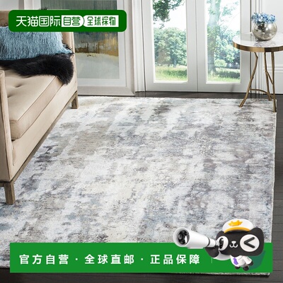 自营safaviehMirage Hand Made Area rug, Ivory / Blue Contempo
