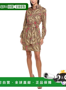 自营tyler boe Ziva Microsuede Shirtdress - brown 美国奥莱直