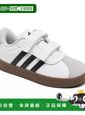 1h可退 【美国直邮】adidas Toddler Kids VL Court 3 0 紧固带休