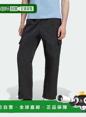 自营adidas阿迪达斯男式Adicolor Classics 3条纹工装裤-黑色/黑