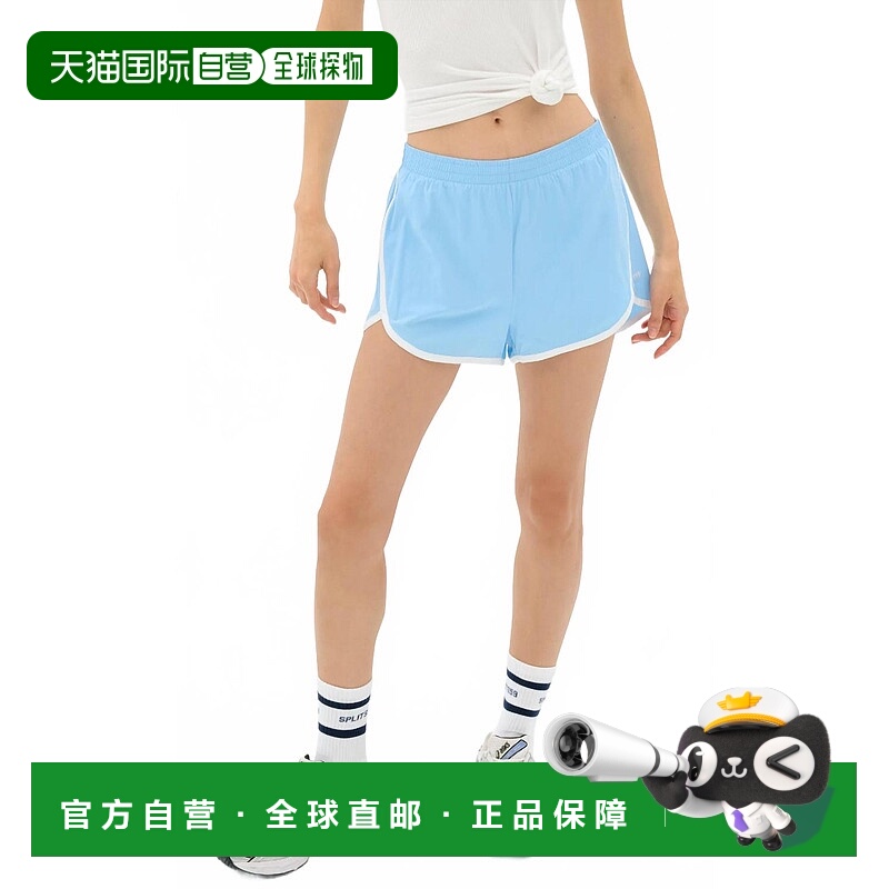 自营splits59Women's Megan Woven Nylon Run Short In Skylight