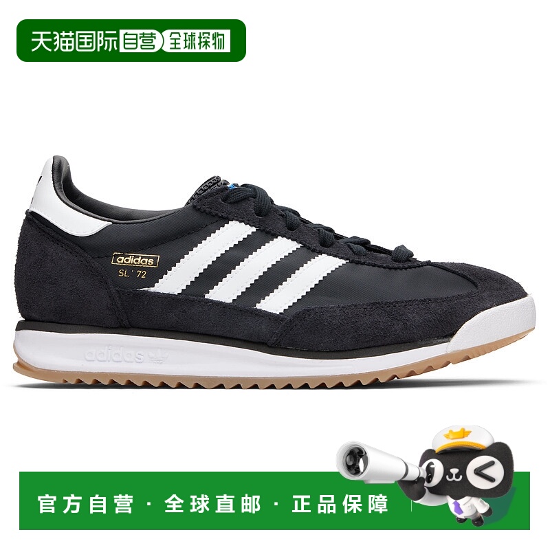 1h可退 香港直邮潮奢 Adidas Originals 男士 黑色 SL 72 RS 运动