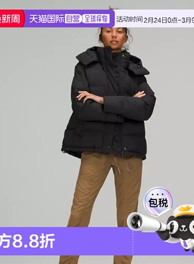 1h可退 lululemon露露乐蒙Wunder Puff女款连帽保暖羽绒服
