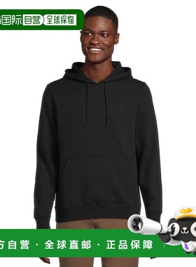 1h可退 【美国直邮】hurley 男士 帽衫运动夹克衫长袖抓绒卫衣