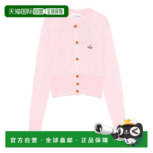 自营vivienne westwoodCropped Pink Sweater - neutrals 美国奥