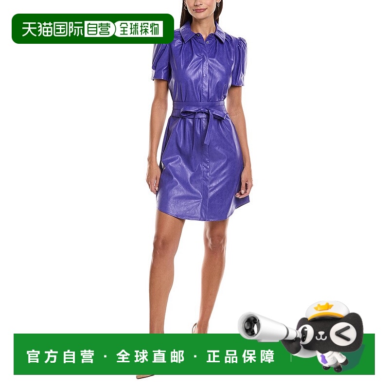 自营tyler boe Veronica Shirtdress - purple 美国奥莱直发