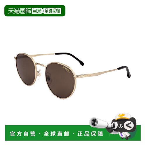 自营Carrera Men's 52 mm Gold Brown Havana Sunglasses - gold