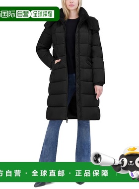 自营Tahari Puffer Coat - black 美国奥莱直发
