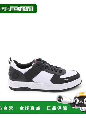 自营Hugo Boss Calfskin Low Top Men's Sneakers - multicolor