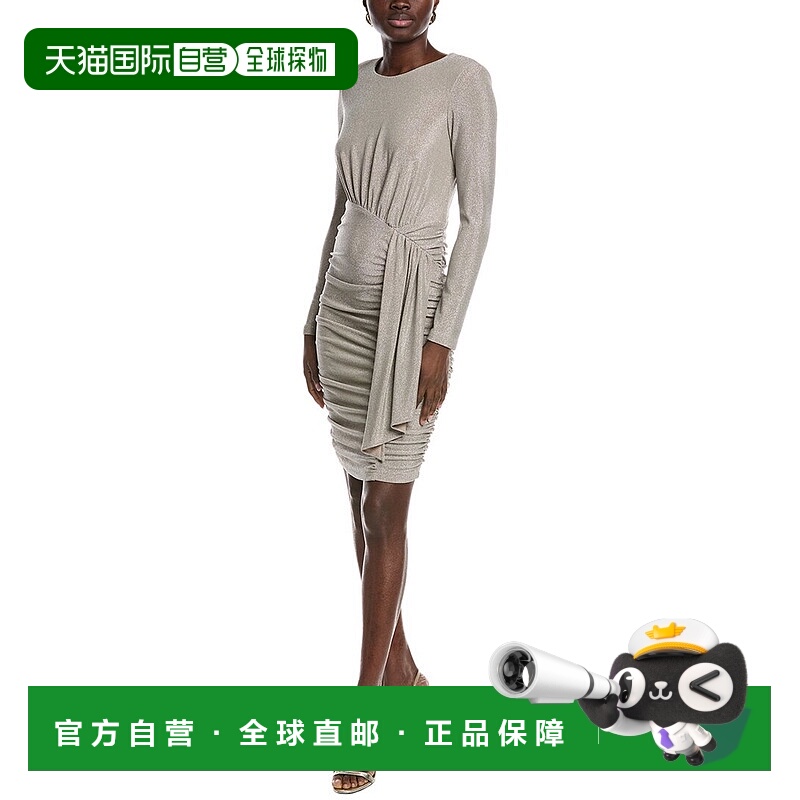 自营 Joseph Ribkoff 中长连衣裙 - 银色 美国奥莱直发包臀裙