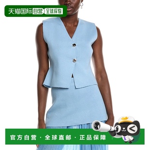 美国奥莱直发新款 蓝色 kay安娜凯歌拉上衣 自营anna