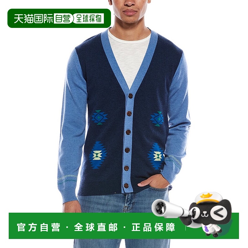 自营Brodie Cashmere Navajo Wool & Cashmere-Blend Cardigan -