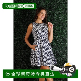 duffield 特蕾西连衣裙 自营 lane海军篮子里 海军 美国奥莱
