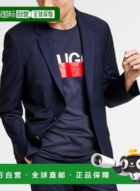 1h可退 【美国直邮】HUGO|男士修身 Superflex 弹力纯色西装夹克