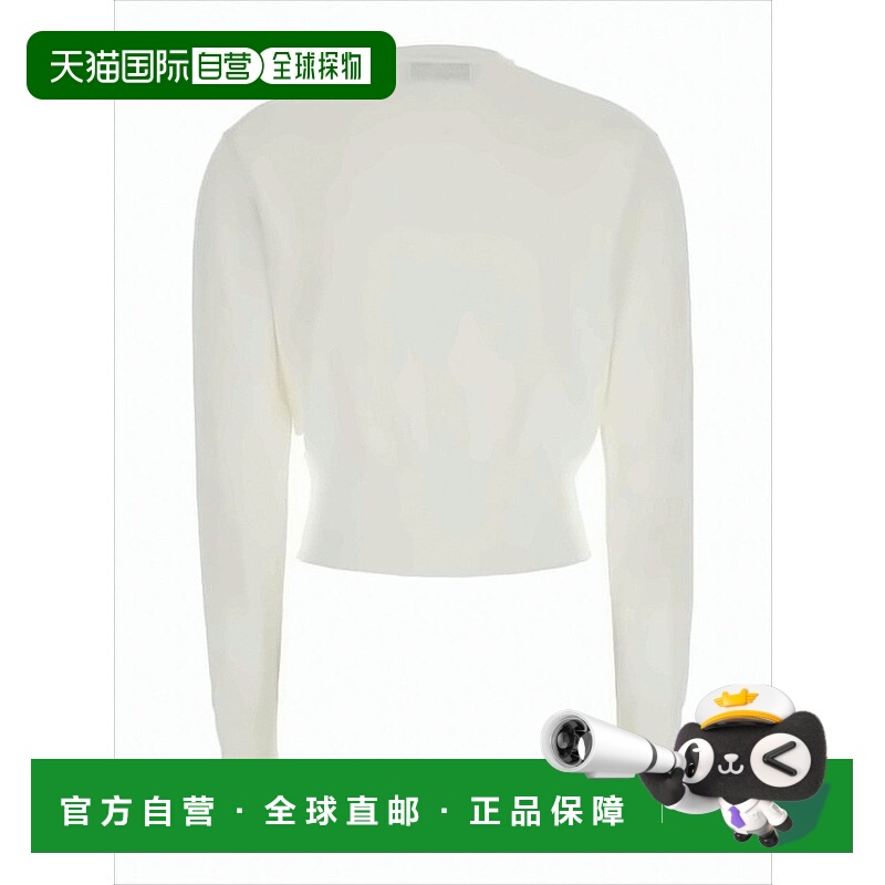 自营vivienne westwoodCropped Cotton Knit Cardigan With Embro