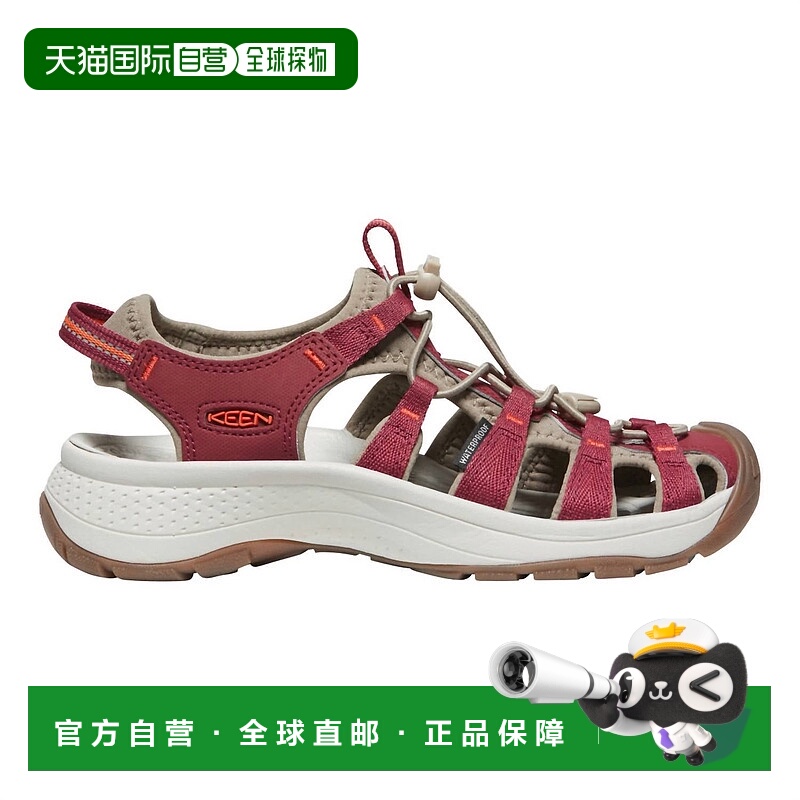 自营keenWomen's Astoria West Sandal In Merlot/scarlet Ibis