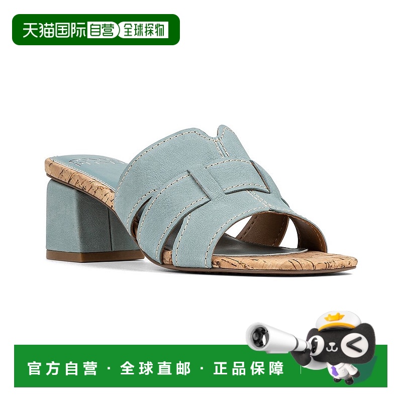 自营 Donald Pliner青少年皮凉鞋-蓝色 美国奥莱直发新款