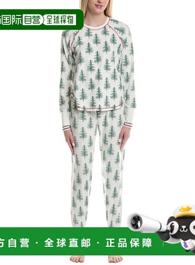 自营PJ Salvage 2pc Velour Pajama Set - white 美国奥莱直发