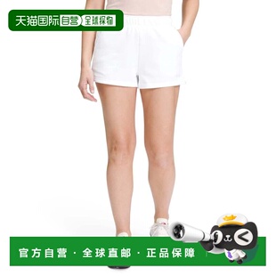 自营The North Face Half Dome Shorts Mens White Fleece Elasti