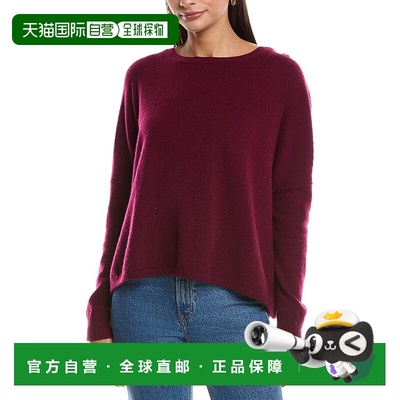 自营Minnie Rose Cropped Cashmere Sweater - red 美国奥莱直发