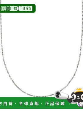 自营 Ross-Simons 1mm 14kt 白金可调节爆米花链项链 - 白色 美国
