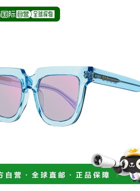 自营 Retrosuperfuture 女士圆形太阳镜 Modo 0EE 浅蓝色 53 毫米