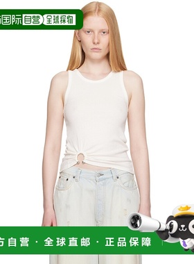 1h可退 香港直邮潮奢 Rabanne 女士 灰白色 Signature Piercing