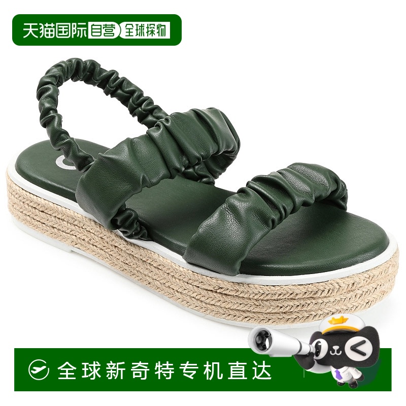 自营Journee Collection 女式 True Comfort 泡沫 Knowles 凉鞋 -