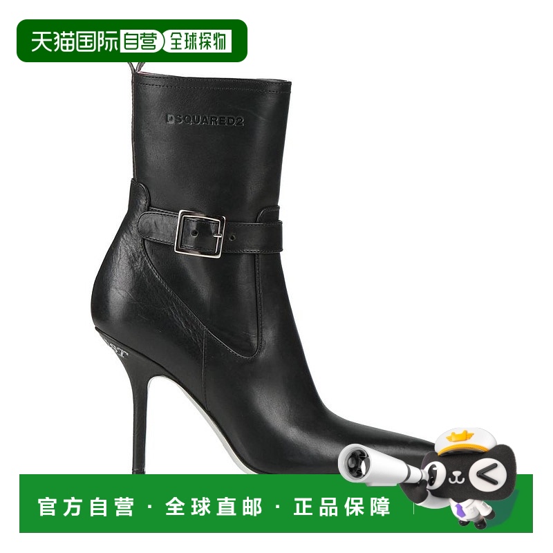 1h可退 【美国直邮】DSQUARED2 女鞋 踝靴 时尚优雅真皮细高跟靴