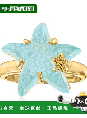 自营 Ross-Simons 意大利 Tagliamonte 16 毫米蓝色威尼斯玻璃海