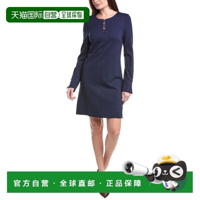 自营Tahari ASL Mini Dress - Navy 连衣裙美国直发奥莱
