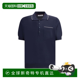 口袋 Polo衫 白色男式 美国奥莱直发 蓝色 Brunello 自营 Cucinelli