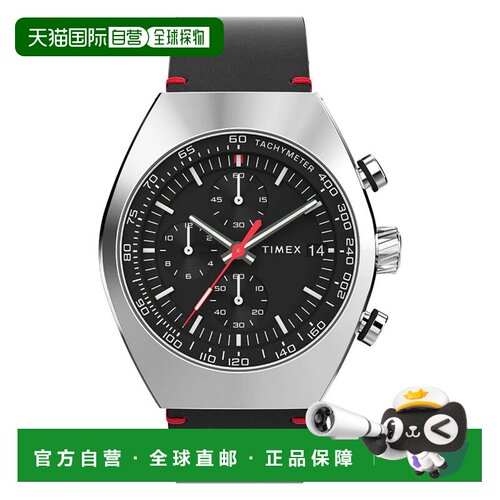 自营Timex Men's Legacy Tonneau Black Dial Watch - black 美国