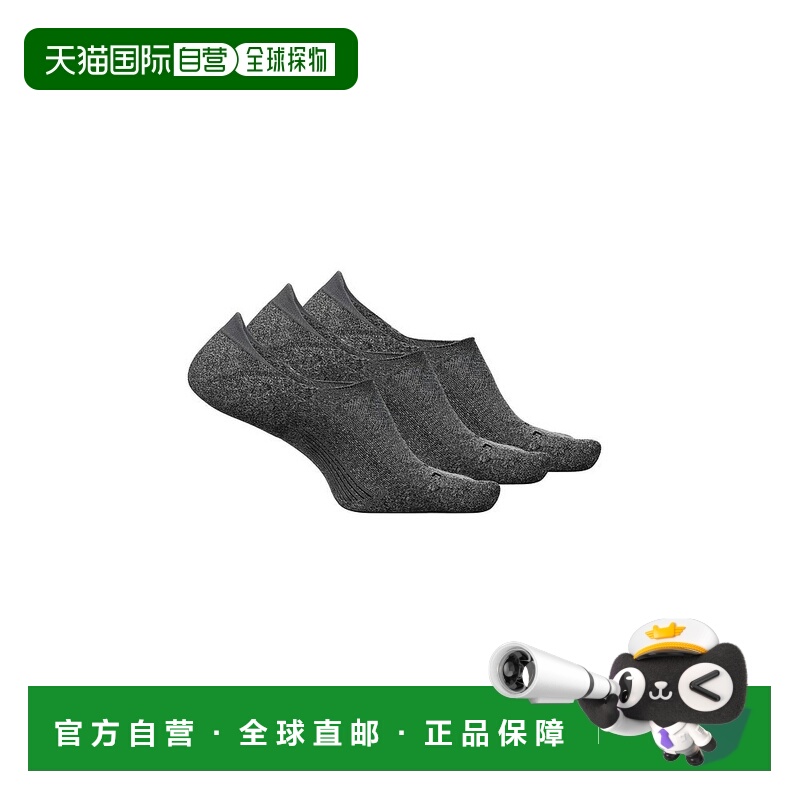 1h可退 【美国直邮】Feetures|Elite 隐形轻质气垫 3 对装